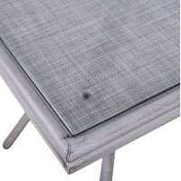 ΤΡΑΠΕΖΙ ΑΛΟΥΜΙΝΙΟΥ HARLOW 70X70X76 BAMBOO LOOK HM5568.01 ΛΕΥΚΗ ΠΑΤΙΝΑ ΜΕ ΓΥΑΛΙ ΤΡΑΠΕΖΙ ΑΛΟΥΜΙΝΙΟΥ HARLOW 70X70X76 BAMBOO LOOK HM5568.01 ΛΕΥΚΗ ΠΑΤΙΝΑ ΜΕ ΓΥΑΛΙ