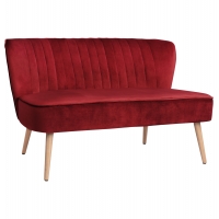 ΚΑΝΑΠΕΣ ANDY 2ΘΕΣΙΟΣ ΚΟΚΚΙΝΟ ΒΕΛΟΥΔΟ HM8401.06 128x70x77Υ εκ. ΚΑΝΑΠΕΣ ANDY 2ΘΕΣΙΟΣ ΚΟΚΚΙΝΟ ΒΕΛΟΥΔΟ HM8401.06 128x70x77Υ εκ.