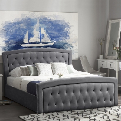 ΚΡΕΒΑΤΙ ODELIA ΒΕΛΟΥΔΟ ΓΚΡΙ ΜΕ ΑΠΟΘΗΚΕΥΤΙΚΟ ΧΩΡΟ 160x200 εκ. HM581.01 ΚΡΕΒΑΤΙ ODELIA ΒΕΛΟΥΔΟ ΓΚΡΙ ΜΕ ΑΠΟΘΗΚΕΥΤΙΚΟ ΧΩΡΟ 160x200 εκ. HM581.01