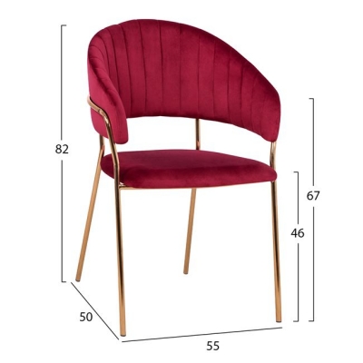 ΠΟΛΥΘΡΟΝΑΚΙ THEODORE HM8520.06 ΒΕΛΟΥΔΟ ΜΠΟΡΝΤΩ ΜΕ ΕΠΙΧΡΥΣΟ ΣΚΕΛΕΤΟ 55Χ50Χ82Υ εκ. ΠΟΛΥΘΡΟΝΑΚΙ THEODORE HM8520.06 ΒΕΛΟΥΔΟ ΜΠΟΡΝΤΩ ΜΕ ΕΠΙΧΡΥΣΟ ΣΚΕΛΕΤΟ 55Χ50Χ82Υ εκ.