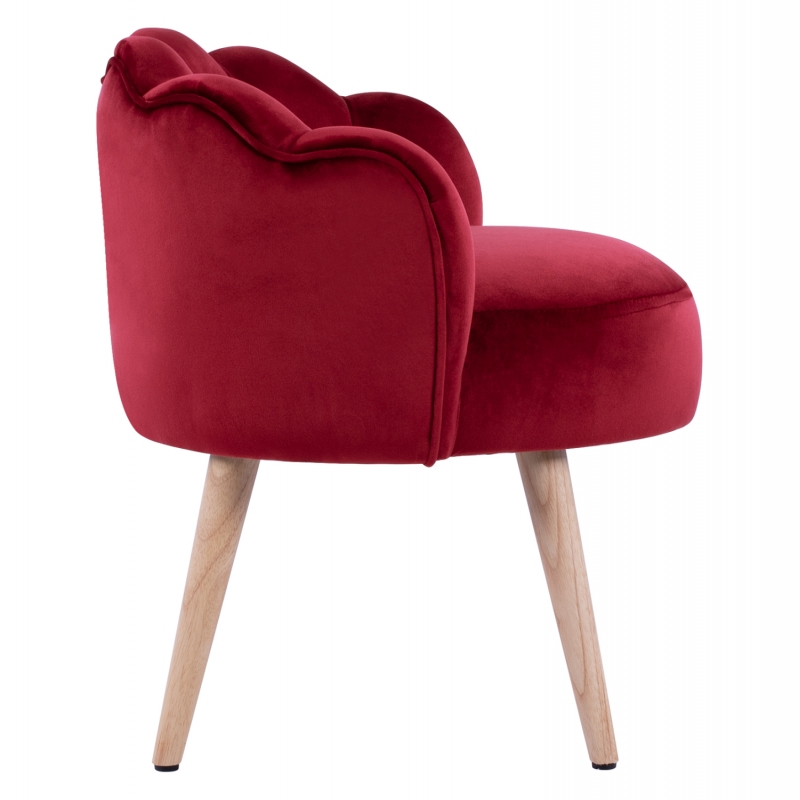 ΣΚΑΜΠΟ ΜΕ ΠΛΑΤΗ ELISE HM8628.06 ΑΠΟ ΚΟΚΚΙΝΟ ΒΕΛΟΥΔΟ 55x52x60Υ εκ. ΣΚΑΜΠΟ ΜΕ ΠΛΑΤΗ ELISE HM8628.06 ΑΠΟ ΚΟΚΚΙΝΟ ΒΕΛΟΥΔΟ 55x52x60Υ εκ.
