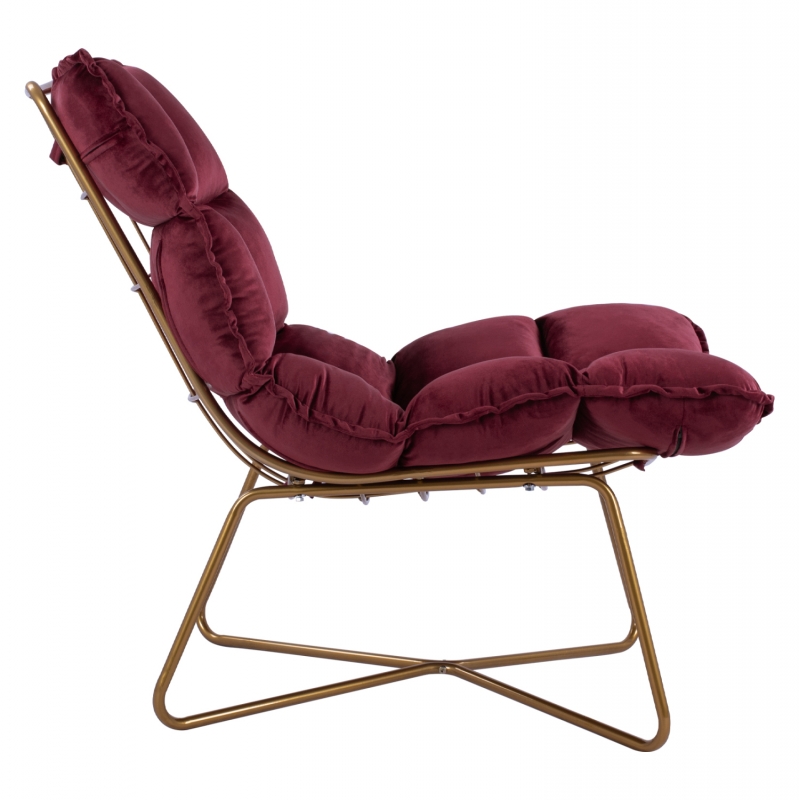 ΠΟΛΥΘΡΟΝΑ DEJANA HM8632.06 ΑΠΟ ΜΠΟΡΝΤΩ ΒΕΛΟΥΔΟ ΜΕ ΧΡΥΣΗ ΒΑΣΗ 68x98x81Υ εκ.