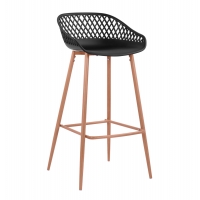 ΣΚΑΜΠΟ ΠΟΛΥΠΡΟΠΥΛΕΝΙΟΥ ΜΑΥΡΟ ΜΕ ΜΕΤΑΛΛΙΚΑ ΠΟΔΙΑ AVAYA HM8686.02 47x49x97,5Υ εκ.