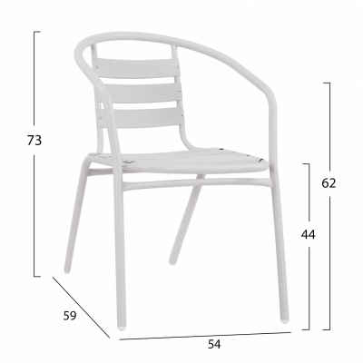 ΠΟΛΥΘΡΟΝΑ LAURA ΜΕΤΑΛΛΙΚΗ ΛΕΥΚΗ ΜΕ ΦΕΤΕΣ ΑΛΟΥΜΙΝΙΟΥ HM5037.02 54x59x73Υ εκ. ΠΟΛΥΘΡΟΝΑ LAURA ΜΕΤΑΛΛΙΚΗ ΛΕΥΚΗ ΜΕ ΦΕΤΕΣ ΑΛΟΥΜΙΝΙΟΥ HM5037.02 54x59x73Υ εκ.