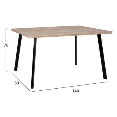 ΣΕΤ 5ΤΜΧ ΤΡΑΠΕΖΙ 140x80x76 cm SONAMA & ΚΑΡΕΚΛΕΣ VANESSA ΜΑΥΡΕΣ ΜΕΤΑΛΛΙΚΑ ΠΟΔΙΑ HM11037 ΣΕΤ 5ΤΜΧ ΤΡΑΠΕΖΙ 140x80x76 cm SONAMA & ΚΑΡΕΚΛΕΣ VANESSA ΜΑΥΡΕΣ ΜΕΤΑΛΛΙΚΑ ΠΟΔΙΑ HM11037