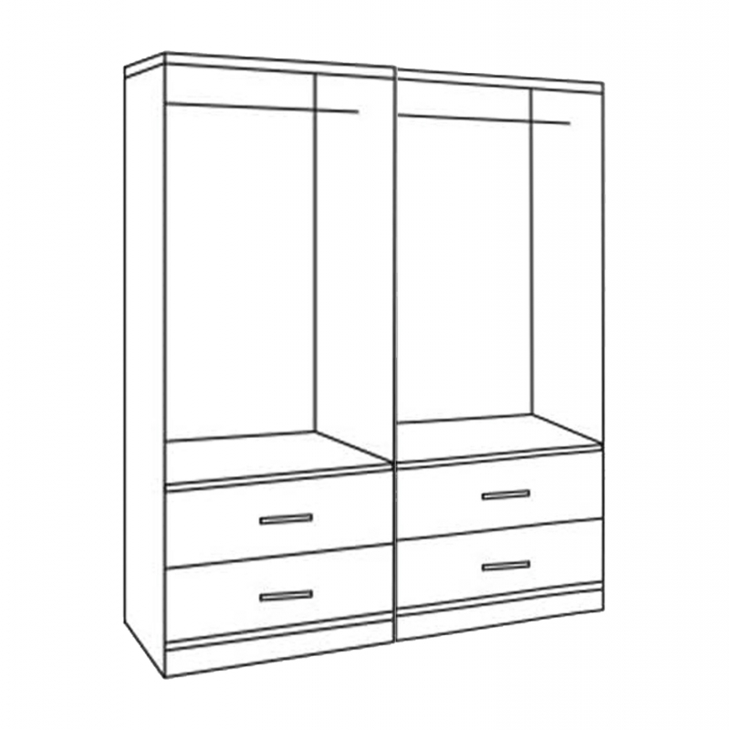 ΣΕΤ 2 ΤΜΧ ΝΤΟΥΛΑΠΑ 4ΦΥΛΛΗ ΜΕ 4 ΣΥΡΤΑΡΙΑ ZEBRANO 160X42X181 HM11349.01 ΣΕΤ 2 ΤΜΧ ΝΤΟΥΛΑΠΑ 4ΦΥΛΛΗ ΜΕ 4 ΣΥΡΤΑΡΙΑ ZEBRANO 160X42X181 HM11349.01