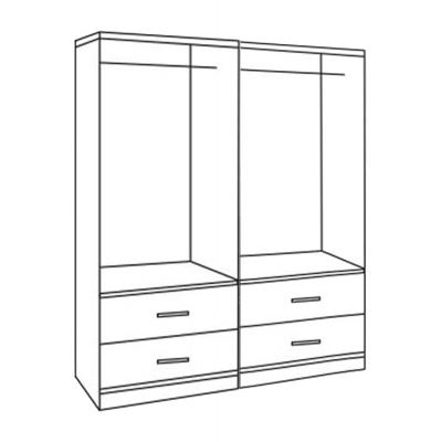 ΣΕΤ 2 ΤΜΧ ΝΤΟΥΛΑΠΑ 4ΦΥΛΛΗ ΜΕ 4 ΣΥΡΤΑΡΙΑ SONAMA 160X42X181 HM11349.02 ΣΕΤ 2 ΤΜΧ ΝΤΟΥΛΑΠΑ 4ΦΥΛΛΗ ΜΕ 4 ΣΥΡΤΑΡΙΑ SONAMA 160X42X181 HM11349.02