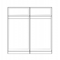 ΣΕΤ 2 ΤΜΧ ΝΤΟΥΛΑΠΑ 4ΦΥΛΛΗ ZEBRANO 160X42X181 HM11350.01 ΣΕΤ 2 ΤΜΧ ΝΤΟΥΛΑΠΑ 4ΦΥΛΛΗ ZEBRANO 160X42X181 HM11350.01