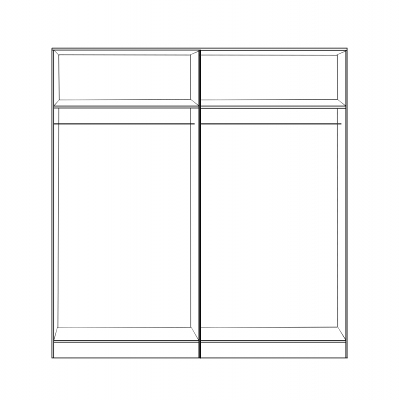 ΣΕΤ 2 ΤΜΧ ΝΤΟΥΛΑΠΑ 4ΦΥΛΛΗ ZEBRANO 160X42X181 HM11350.01 ΣΕΤ 2 ΤΜΧ ΝΤΟΥΛΑΠΑ 4ΦΥΛΛΗ ZEBRANO 160X42X181 HM11350.01