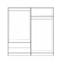 ΣΕΤ 2 ΤΜΧ ΝΤΟΥΛΑΠΑ 4ΦΥΛΛΗ ZEBRANO 160X42X181 HM11351.01 ΣΕΤ 2 ΤΜΧ ΝΤΟΥΛΑΠΑ 4ΦΥΛΛΗ ZEBRANO 160X42X181 HM11351.01
