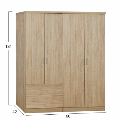 ΣΕΤ 2 ΤΜΧ ΝΤΟΥΛΑΠΑ 4ΦΥΛΛΗ SONAMA 160X42X181 HM11351.02 ΣΕΤ 2 ΤΜΧ ΝΤΟΥΛΑΠΑ 4ΦΥΛΛΗ SONAMA 160X42X181 HM11351.02