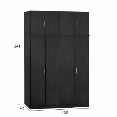 ΣΕΤ 4 ΤΜΧ ΝΤΟΥΠΑΛΑ 4ΦΥΛΛΗ ΜΕ ΠΑΤΑΡΙ ZEBRANO 160X42X241 HM11353.01 ΣΕΤ 4 ΤΜΧ ΝΤΟΥΠΑΛΑ 4ΦΥΛΛΗ ΜΕ ΠΑΤΑΡΙ ZEBRANO 160X42X241 HM11353.01