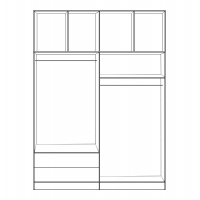 ΣΕΤ 4 ΤΜΧ ΝΤΟΥΠΑΛΑ 4ΦΥΛΛΗ ΜΕ ΠΑΤΑΡΙ ZEBRANO 160X42X241 HM11355.01 ΣΕΤ 4 ΤΜΧ ΝΤΟΥΠΑΛΑ 4ΦΥΛΛΗ ΜΕ ΠΑΤΑΡΙ ZEBRANO 160X42X241 HM11355.01