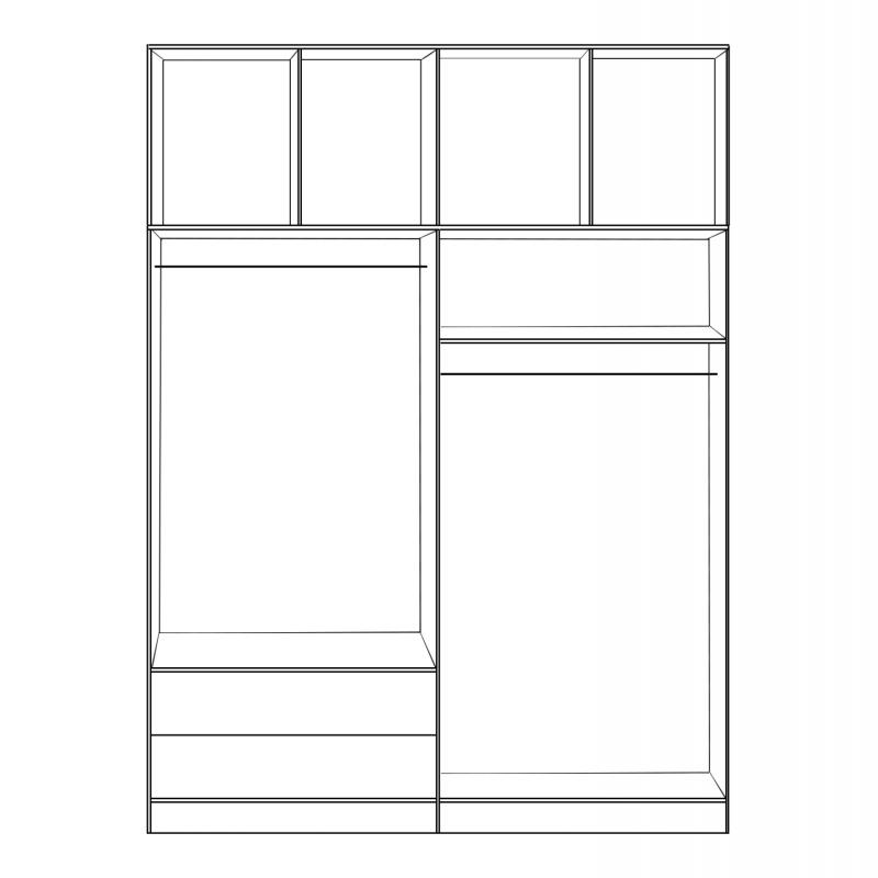 ΣΕΤ 4 ΤΜΧ ΝΤΟΥΠΑΛΑ 4ΦΥΛΛΗ ΜΕ ΠΑΤΑΡΙ ZEBRANO 160X42X241 HM11355.01 ΣΕΤ 4 ΤΜΧ ΝΤΟΥΠΑΛΑ 4ΦΥΛΛΗ ΜΕ ΠΑΤΑΡΙ ZEBRANO 160X42X241 HM11355.01