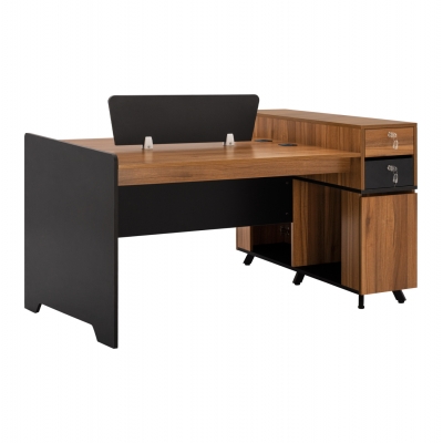 ΕΠΑΓΓΕΛΜΑΤΙΚΟΣ ΣΤΑΘΜΟΣ ΕΡΓΑΣΙΑΣ 2 ΑΤΟΜΩΝ SUPREME HM2374 154X120X89Υ εκ.