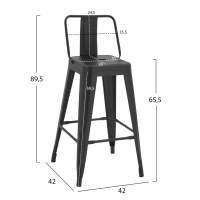 ΣΚΑΜΠΟ ΜΕΣΑΙΟΥ ΥΨΟΥΣ ΜΕΤΑΛΛΙΚΟ MELITA ΜΕ ΠΛΑΤΗ ΣΕ ΜΑΥΡΟ ΜΑΤ HM8574.32 42x42x89,5Υ εκ. ΣΚΑΜΠΟ ΜΕΣΑΙΟΥ ΥΨΟΥΣ ΜΕΤΑΛΛΙΚΟ MELITA ΜΕ ΠΛΑΤΗ ΣΕ ΜΑΥΡΟ ΜΑΤ HM8574.32 42x42x89,5Υ εκ.