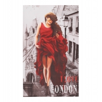 ΠΙΝΑΚΑΣ ΚΑΜΒΑΣ LONDON WOMAN HM7155.05 120X70X2.5 εκ. ΠΙΝΑΚΑΣ ΚΑΜΒΑΣ LONDON WOMAN HM7155.05 120X70X2.5 εκ.