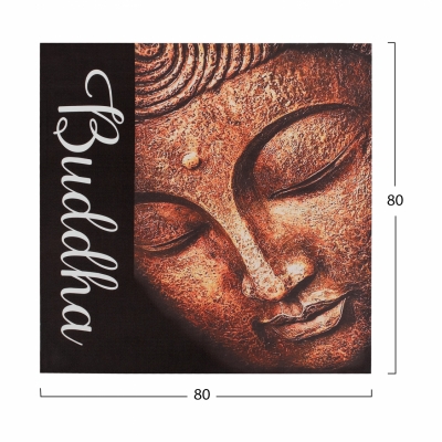 ΠΙΝΑΚΑΣ ΚΑΜΒΑΣ BUDDHA2 HM7156.02 80X80X2.5 εκ. ΠΙΝΑΚΑΣ ΚΑΜΒΑΣ BUDDHA2 HM7156.02 80X80X2.5 εκ.
