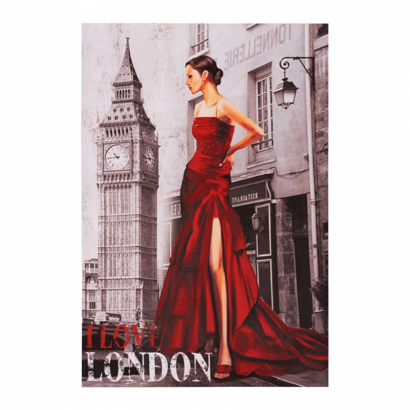 ΠΙΝΑΚΑΣ ΚΑΜΒΑΣ LONDON HM7154.05 60X90X2.5 εκ. ΠΙΝΑΚΑΣ ΚΑΜΒΑΣ LONDON HM7154.05 60X90X2.5 εκ.