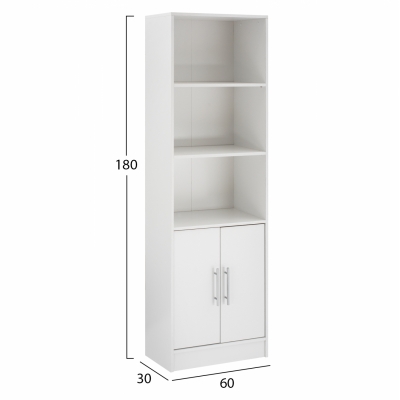 ΒΙΒΛΙΟΘΗΚΗ ΜΕΛΑΜΙΝΗΣ ENSLEY HM2027.05 ΣΕ ΛΕΥΚΗ ΑΠΟΧΡΩΣΗ 60x30x180 εκ. ΒΙΒΛΙΟΘΗΚΗ ΜΕΛΑΜΙΝΗΣ ENSLEY HM2027.05 ΣΕ ΛΕΥΚΗ ΑΠΟΧΡΩΣΗ 60x30x180 εκ.