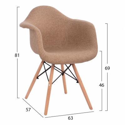 ΠΟΛΥΘΡΟΝΑ ΜΕ ΞΥΛΙΝΑ ΠΟΔΙΑ & ΜΕ ΥΦΑΣΜΑ ΜΠΕΖ MIRTO HM005.63 63x57x81 εκ. ΠΟΛΥΘΡΟΝΑ ΜΕ ΞΥΛΙΝΑ ΠΟΔΙΑ & ΜΕ ΥΦΑΣΜΑ ΜΠΕΖ MIRTO HM005.63 63x57x81 εκ.