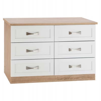 ΤΟΥΑΛΕΤΑ-ΣΥΡΤΑΡΙΕΡΑ MILANI HM317.06 ΜΕ 6 ΣΥΡΤΑΡΙΑ SONAMA-ΛΕΥΚΟ 120X40X76Υ εκ.