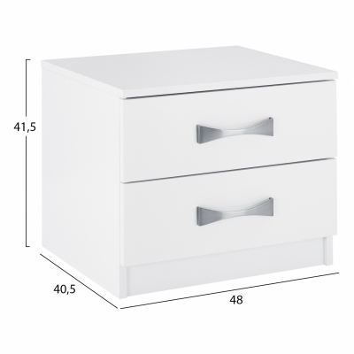 ΚΟΜΟΔΙΝΟ ΜΕ 2 ΣΥΡΤΑΡΙΑ ASHLYN ΚΑΙ ΑΣΗΜΙ ΧΕΡΟΥΛΙ HM2235.05 ΛΕΥΚΟ 48x40,5x41,5Y εκ. ΚΟΜΟΔΙΝΟ ΜΕ 2 ΣΥΡΤΑΡΙΑ ASHLYN ΚΑΙ ΑΣΗΜΙ ΧΕΡΟΥΛΙ HM2235.05 ΛΕΥΚΟ 48x40,5x41,5Y εκ.