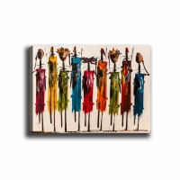 ΠΙΝΑΚΑΣ ΚΑΜΒΑΣ COLORFUL AFRICAN ART HM7197.02 100X3X70 εκ. ΠΙΝΑΚΑΣ ΚΑΜΒΑΣ COLORFUL AFRICAN ART HM7197.02 100X3X70 εκ.