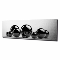 ΠΙΝΑΚΑΣ ΚΑΜΒΑΣ BLACK AND WHITE HM7198.02 80x3x30 εκ.