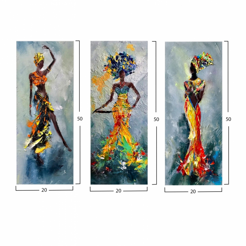 ΠΙΝΑΚΑΣ ΤΡΙΠΤΥΧΟ MDF AFRICAN GIRL IN COLORFUL DRESS HM7204.02 60X0,3X50 εκ. ΠΙΝΑΚΑΣ ΤΡΙΠΤΥΧΟ MDF AFRICAN GIRL IN COLORFUL DRESS HM7204.02 60X0,3X50 εκ.
