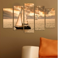 ΠΙΝΑΚΑΣ ΠΕΝΤΑΠΤΥΧΟ MDF SUNSET SAILING HM7206.01 100X0,3X60 εκ. ΠΙΝΑΚΑΣ ΠΕΝΤΑΠΤΥΧΟ MDF SUNSET SAILING HM7206.01 100X0,3X60 εκ.