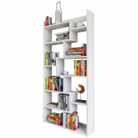 ΒΙΒΛΙΟΘΗΚΗ GRETEL ΛΕΥΚΗ 90x22x182 εκ. HM8865.01 ΒΙΒΛΙΟΘΗΚΗ GRETEL ΛΕΥΚΗ 90x22x182 εκ. HM8865.01