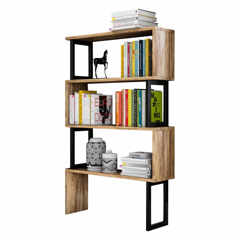 ΒΙΒΛΙΟΘΗΚΗ INGRID ΚΑΡΥΔΙ ΜΕ ΜΑΥΡΟ ΣΚΕΛΕΤΟ HM8867.01 80x22x128 εκ. ΒΙΒΛΙΟΘΗΚΗ INGRID ΚΑΡΥΔΙ ΜΕ ΜΑΥΡΟ ΣΚΕΛΕΤΟ HM8867.01 80x22x128 εκ.