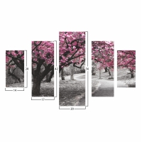 ΠΙΝΑΚΑΣ ΠΕΝΤΑΠΤΥΧΟ MDF BLOOMING TREE 82Χ56x3 HM7207.04 ΠΙΝΑΚΑΣ ΠΕΝΤΑΠΤΥΧΟ MDF BLOOMING TREE 82Χ56x3 HM7207.04