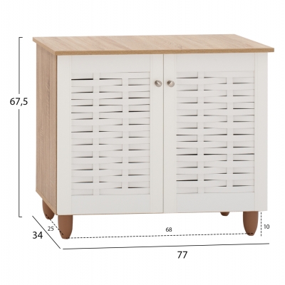 ΠΑΠΟΥΤΣΟΘΗΚΗ-ΝΤΟΥΛΑΠΙ ΞΥΛΙΝΗ HM2208.06 SONAMΑ ΛΕΥΚΗ 77Χ34Χ67,5 εκ. ΠΑΠΟΥΤΣΟΘΗΚΗ-ΝΤΟΥΛΑΠΙ ΞΥΛΙΝΗ HM2208.06 SONAMΑ ΛΕΥΚΗ 77Χ34Χ67,5 εκ.