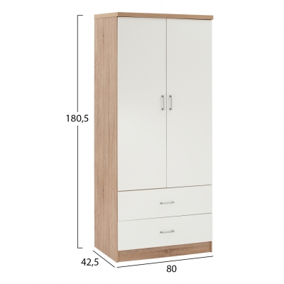 ΝΤΟΥΛΑΠΑ 2ΦΥΛΛΗ ME 2 ΣΥΡΤΑΡΙΑ REINA HM338.06 SONAMA-ΛΕΥΚΗ 80Χ42,5Χ180,5Υ εκ. ΝΤΟΥΛΑΠΑ 2ΦΥΛΛΗ ME 2 ΣΥΡΤΑΡΙΑ REINA HM338.06 SONAMA-ΛΕΥΚΗ 80Χ42,5Χ180,5Υ εκ.