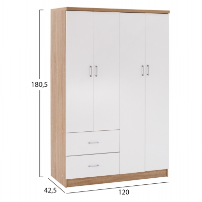 ΝΤΟΥΛΑΠΑ 4ΦΥΛΛΗ ME 2 ΣΥΡΤΑΡΙΑ BLAKELY HM339.06 SONAMA ΛΕΥΚΗ 120Χ42,5Χ180,5 εκ. ΝΤΟΥΛΑΠΑ 4ΦΥΛΛΗ ME 2 ΣΥΡΤΑΡΙΑ BLAKELY HM339.06 SONAMA ΛΕΥΚΗ 120Χ42,5Χ180,5 εκ.