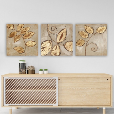 ΠΙΝΑΚΑΣ ΚΑΜΒΑΣ ΤΡΙΠΤΥΧΟ GOLDEN LEAVES HM7327 90Χ3Χ30 εκ. ΠΙΝΑΚΑΣ ΚΑΜΒΑΣ ΤΡΙΠΤΥΧΟ GOLDEN LEAVES HM7327 90Χ3Χ30 εκ.