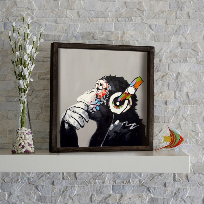 ΠΙΝΑΚΑΣ MDF FUNKY MONKEY HM7330 33x33 εκ. ΠΙΝΑΚΑΣ MDF FUNKY MONKEY HM7330 33x33 εκ.