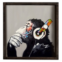 ΠΙΝΑΚΑΣ MDF FUNKY MONKEY HM7330 33x33 εκ. ΠΙΝΑΚΑΣ MDF FUNKY MONKEY HM7330 33x33 εκ.