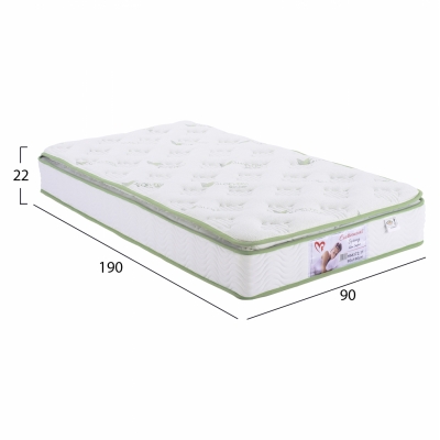 ΣΤΡΩΜΑ CONTINUOUS SPRING ΜΕ ΑΝΩΣΤΡΩΜΑ ALOE VERA 90X190 HM372.11 ΜΟΝΗΣ ΟΨΗΣ ΣΤΡΩΜΑ CONTINUOUS SPRING ΜΕ ΑΝΩΣΤΡΩΜΑ ALOE VERA 90X190 HM372.11 ΜΟΝΗΣ ΟΨΗΣ