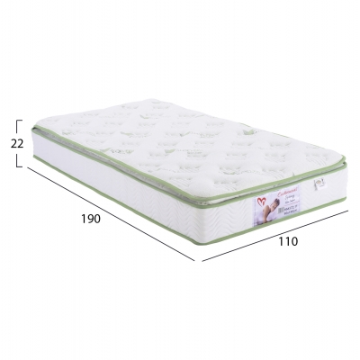 ΣΤΡΩΜΑ CONTINUOUS SPRING ΑΝΩΣΤΡΩΜΑ ALOE VERA 110X190 HM372.12 ΜΟΝΗΣ ΟΨΗΣ ΣΤΡΩΜΑ CONTINUOUS SPRING ΑΝΩΣΤΡΩΜΑ ALOE VERA 110X190 HM372.12 ΜΟΝΗΣ ΟΨΗΣ