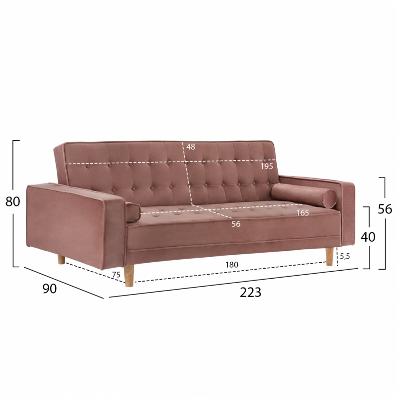 ΚΑΝΑΠΕΣ ΚΡΕΒΑΤΙ SALVADOR HM3150.12 ΒΕΛΟΥΔΟ ΣΑΠΙΟ ΜΗΛΟ 223X90X80Y εκ. ΚΑΝΑΠΕΣ ΚΡΕΒΑΤΙ SALVADOR HM3150.12 ΒΕΛΟΥΔΟ ΣΑΠΙΟ ΜΗΛΟ 223X90X80Y εκ.