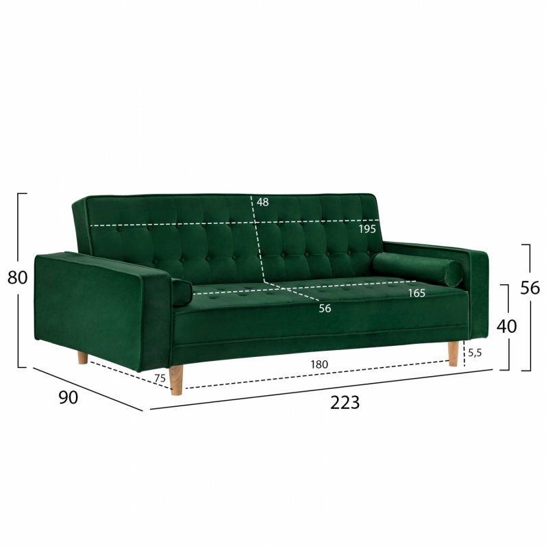 ΚΑΝΑΠΕΣ ΚΡΕΒΑΤΙ SALVADOR HM3150.13 ΒΕΛΟΥΔΟ ΚΥΠΑΡΙΣΣΙ 223X90X80Y εκ. ΚΑΝΑΠΕΣ ΚΡΕΒΑΤΙ SALVADOR HM3150.13 ΒΕΛΟΥΔΟ ΚΥΠΑΡΙΣΣΙ 223X90X80Y εκ.