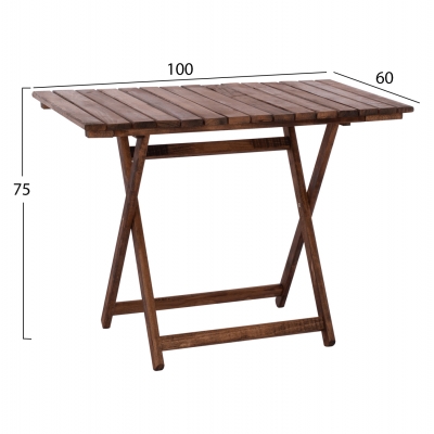ΤΡΑΠΕΖΙ ΣΚΗΝΟΘΕΤH ΛΗΜΝΟΣ ΜΑΣΙΦ ΟΞΙΑ ΕΜΠOΤΙΣΜΟΣ ΚΑΡΥΔΙ HM5652.01 100x60x75 εκ.