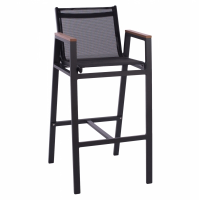 ΣΚΑΜΠΟ ΜΠΑΡ ΑΛΟΥΜΙΝΙΟΥ ΑΝΘΡΑΚΙ ΜΕ POLYWOOD 52 x 58 x 108 εκ. HM5790.02 ΣΚΑΜΠΟ ΜΠΑΡ ΑΛΟΥΜΙΝΙΟΥ ΑΝΘΡΑΚΙ ΜΕ POLYWOOD 52 x 58 x 108 εκ. HM5790.02
