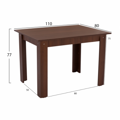 ΤΡΑΠΕΖΙ ΚΟΥΖΙΝΑΣ HM2428.04, 110x80x77Υεκ. ΚΑΡΥΔΙ ΤΡΑΠΕΖΙ ΚΟΥΖΙΝΑΣ HM2428.04, 110x80x77Υεκ. ΚΑΡΥΔΙ
