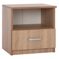 ΚΟΜΟΔΙΝΟ ΜΕ ΣΥΡΤΑΡΙ ADLER HM2431.01 ΜΕΛΑΜΙΝΗ SONAMA OAK 45x40x48Υεκ.