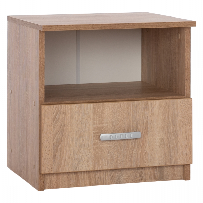 ΚΟΜΟΔΙΝΟ ΜΕ ΣΥΡΤΑΡΙ ADLER HM2431.01 ΜΕΛΑΜΙΝΗ SONAMA OAK 45x40x48Υεκ.