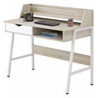 ΓΡΑΦΕΙΟ OLIVIER HM2129.01 ΜΕΛΑΜΙΝΗ ΣΕ SONAMA-ΛΕΥΚΟ-ΛΕΥΚΟΣ ΜΕΤΑΛΛΙΚΟΣ ΣΚΕΛΕΤΟΣ 104x48x89Υεκ ΓΡΑΦΕΙΟ OLIVIER HM2129.01 ΜΕΛΑΜΙΝΗ ΣΕ SONAMA-ΛΕΥΚΟ-ΛΕΥΚΟΣ ΜΕΤΑΛΛΙΚΟΣ ΣΚΕΛΕΤΟΣ 104x48x89Υεκ